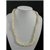 Image 2 : Genuine Twisted Pearl Necklace (Many Strands)