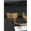 Image 2 : Vintage Native American Copper Bangle & 2 Others