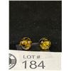 Image 2 : Pair Of Vintage Genuine Amber Earring Studs