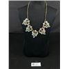 Image 1 : Vintage Glass & Rhinestone Necklace