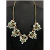 Image 2 : Vintage Glass & Rhinestone Necklace