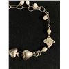 Image 2 : Vintage Sterling Silver Bracelet w/Pearls