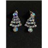 Image 2 : Vintage Blue Borealis Dangle Earrings