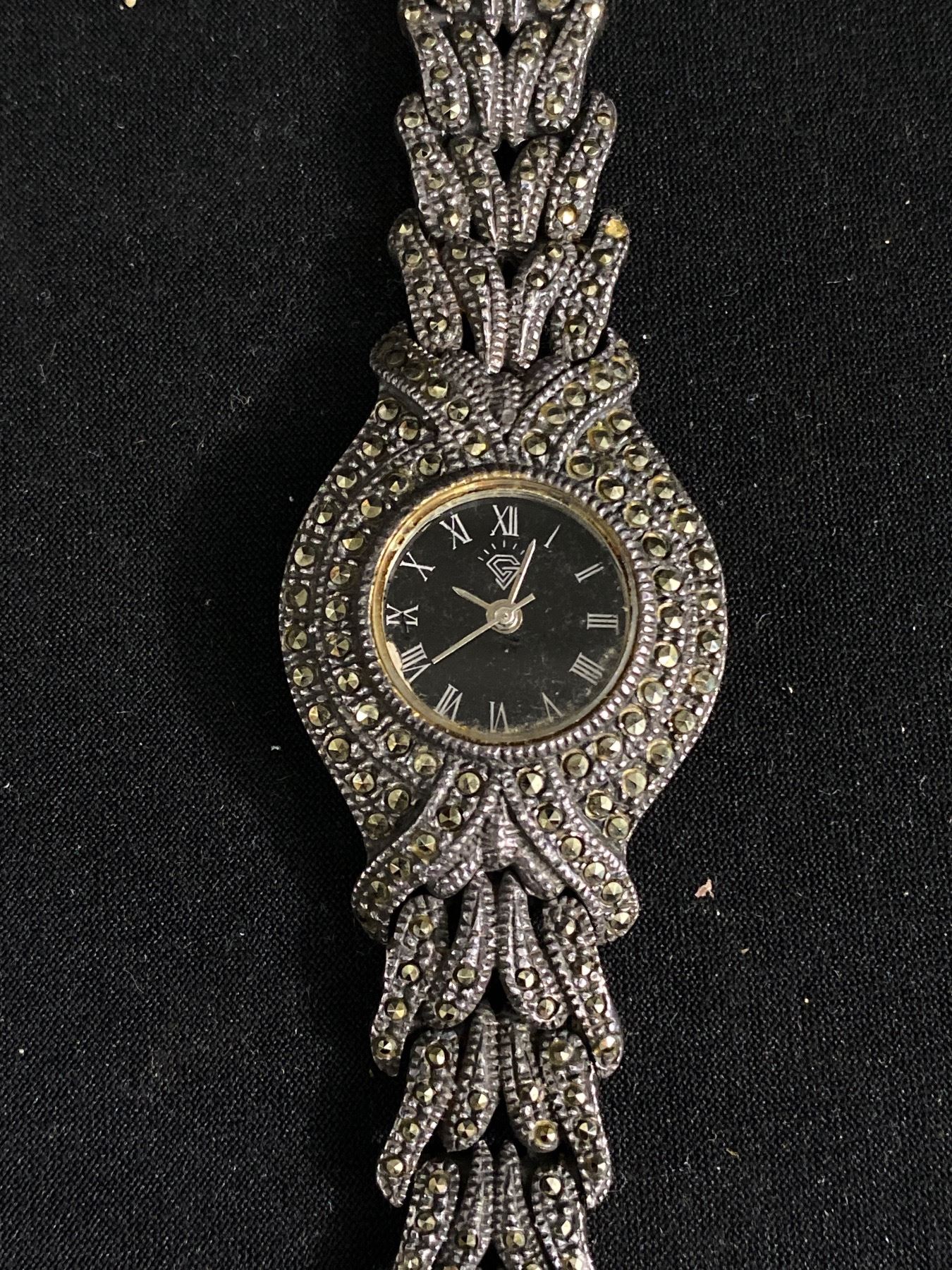 Lovely Marquisite Ladies Quartz Watch. Battery Required
