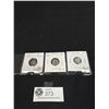 Image 1 : Antique Canadian Silver Nickels (5c) Coins In Holder