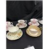 Image 3 : 8 Collectible Cup & Saucer Sets.