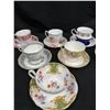 Image 2 : 8 Collectible Cup & Saucer Sets.