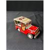 Image 4 : Vintage Tin Friction Toy Taxi and MP Army Jeep Made in Japan