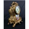 Image 2 : Beautiful Vintage Ansonia Brass Clock. New York, USA (No Key) Heavy