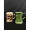 Image 1 : 2 Vintage Ceramic Steins. Alexander Keiths Fine Beers & Other Marked W.Germany