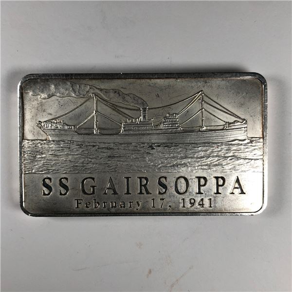 10 oz. Silver Gairsoppa Shippwreck Bar
