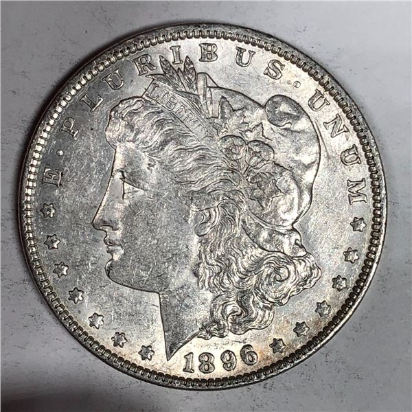 1896 US Morgan Dollar AU-UNC