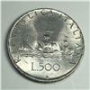 Italy 500 Lire BU Nice Coin 1960