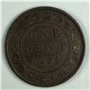 Image 1 : Canadian Large Cent 1882 Double H EF