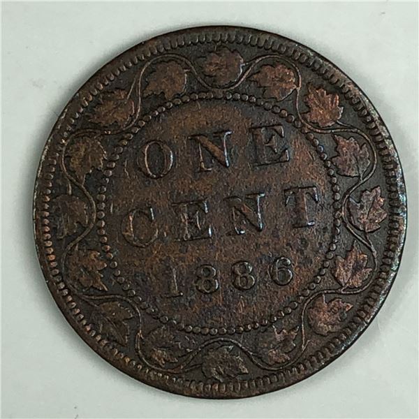 Canadian Large Cent 1886