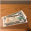 Image 1 : 3 Consecutive Numbered1973 Canadian 1 Dollar Notes