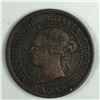 Image 2 : Canadian Large Cent 1899 DBL 9 Rare Variety