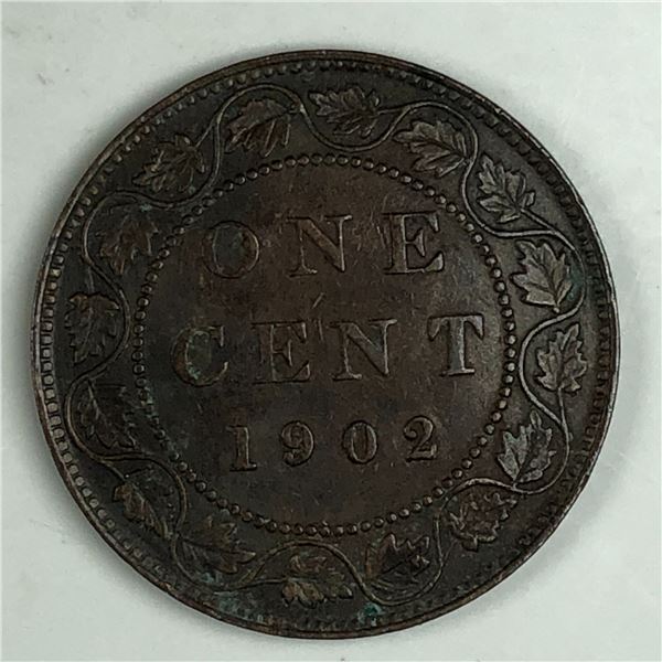 Canadian Large Cent 1902 EF