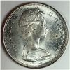 Image 2 : 1967 Canadian Silver Dollar UNC 801