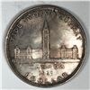 1939 King George VI Canadian Silver Dollar UNC