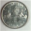 Image 1 : 1953 Queen Elizabeth II Canadian Silver Dollar SS SWL UNC