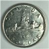 Image 1 : 1954 SWL Queen Elizabeth II Canadian Silver Dollar