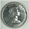 Image 2 : 1955 Queen Elizabeth II Canadian Silver Dollar UNC Blast White FWL