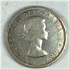Image 2 : 1962 Queen Elizabeth II Canadian Silver Dollar UNC