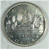 Image 1 : 1963 Queen Elizabeth II Canadian Silver Dollar