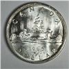 Image 1 : 1965 Queen Elizabeth II Canadian Silver Dollar UNC