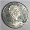 Image 2 : 1965 Queen Elizabeth II Canadian Silver Dollar UNC