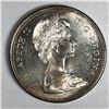 Image 2 : 1967 Queen Elizabeth II Canadian Silver Dollar UNC