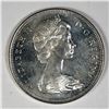 Image 2 : 1967 Queen Elizabeth II Canadian Silver Dollar UNC