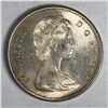 Image 2 : 1967 Queen Elizabeth II Canadian Silver Dollar UNC
