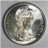 Image 2 : 1967 Queen Elizabeth II Canadian Silver Dollar UNC