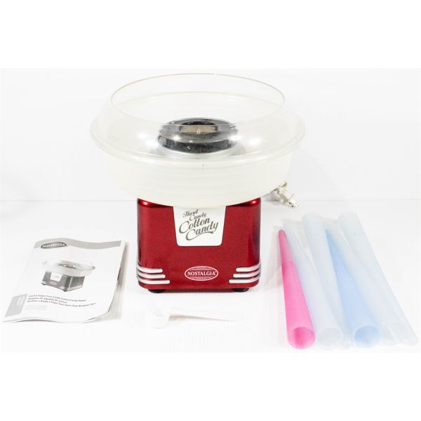 NOSTALGA HARD CANDY COTTON CANDY MAKER