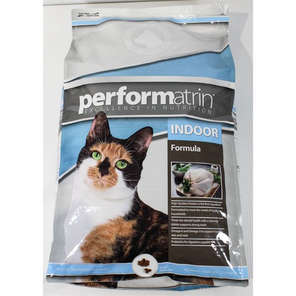 PERFORMATRIN INDOOR FORMULA PREMIUM CAT FOOD 15LB