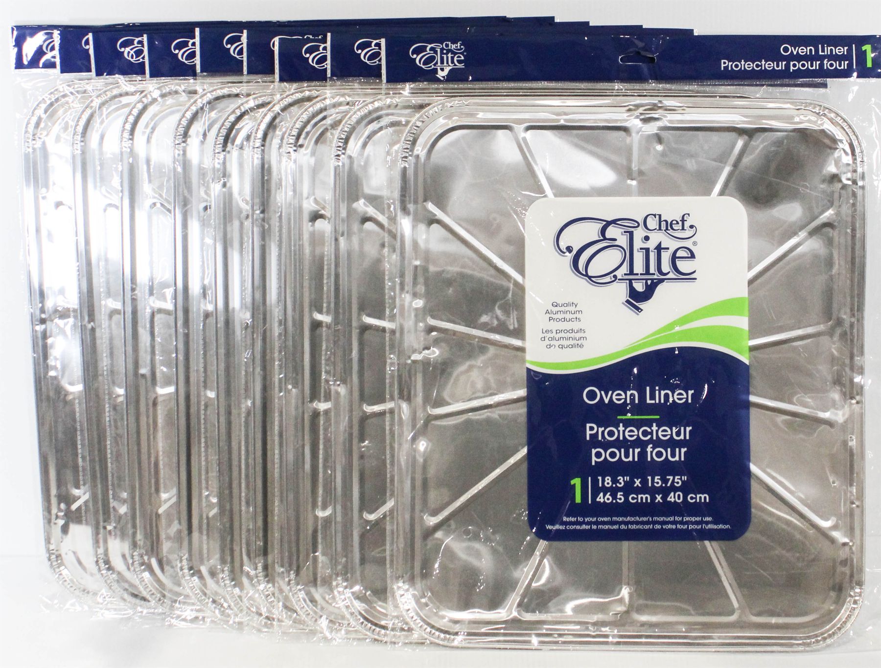 9 HEAVY DUTY ALUMINUM OVEN LINERS