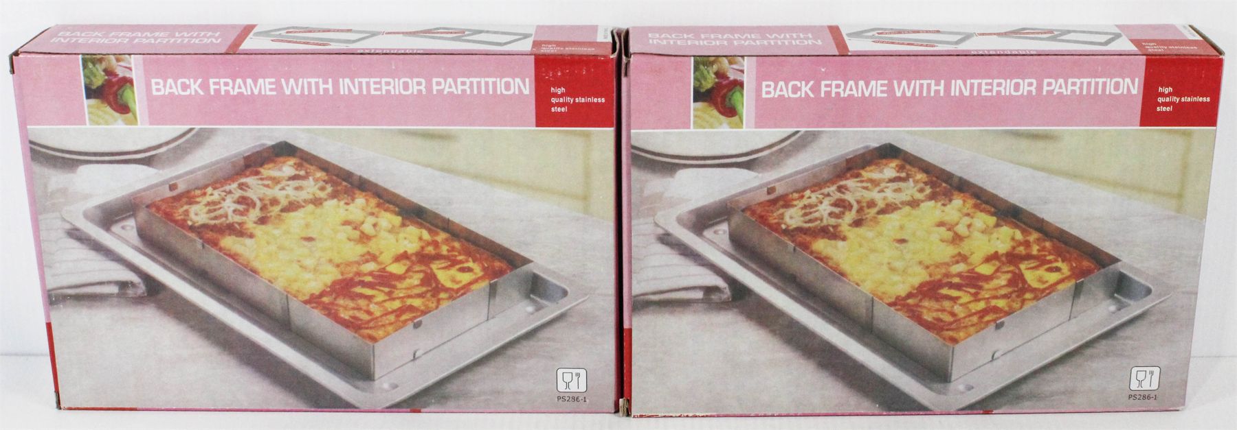 TWO ADJUSTABLE BAKING FRAMES
