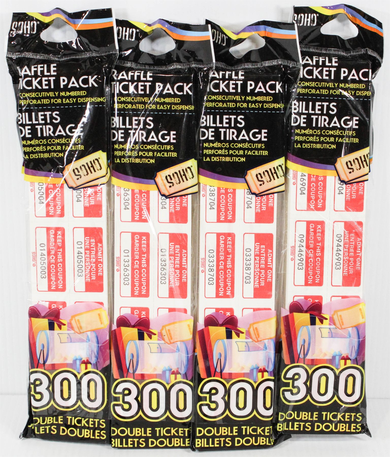 A Double R Raffe 1200 DOUBLE RAFFLE TICKETS
