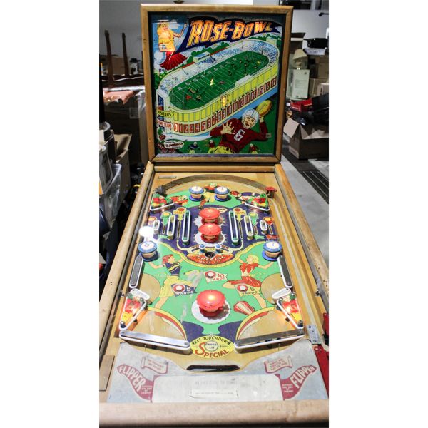 1951 GOTTLEIB ROSE-BOWL PINBALL MACHINE