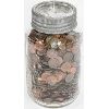 Image 2 : APPROX. 10LB OF PENNIES IN NABOB COFFEE SEALER