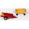 Image 1 : VINTAGE ERTL NEW HOLLAND MANURE SPREADER & MM WAGON