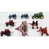 Image 1 : 8 ASST. DIECAST TRACTORS & FARM EQUIPMENT