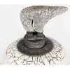 Image 2 : "BEAR VESSEL" RAKU FIRED CERAMIC APPROX. 18 1/2" H