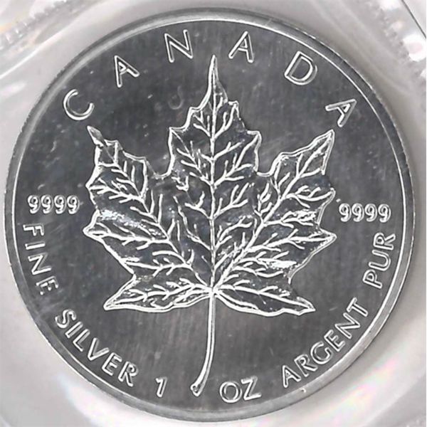 CANADA 1 OZ 9999 FINE SILVER MAPLE LEAF COIN