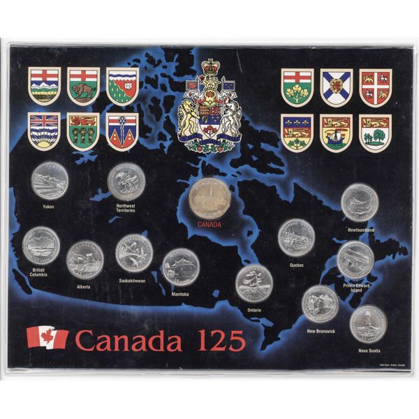 CANADA 125 COIN SET