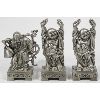 Image 1 : 3 PEWTER CHINESE FIGURINES