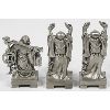 Image 2 : 3 PEWTER CHINESE FIGURINES