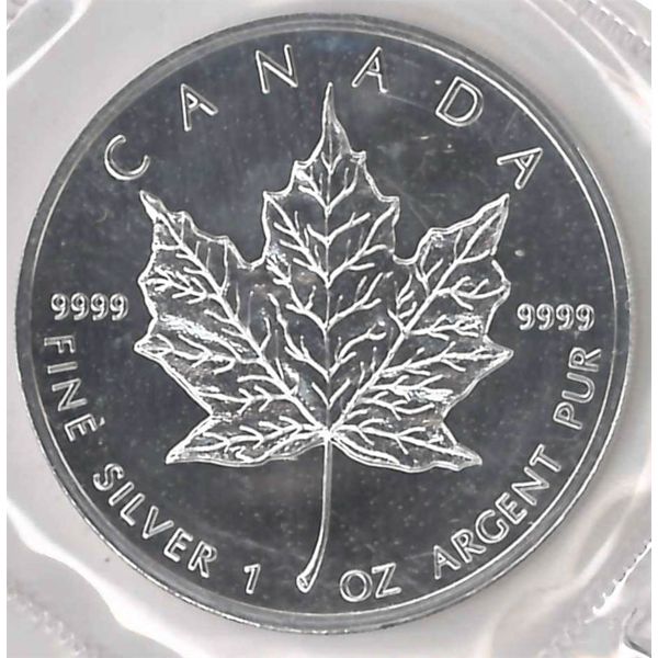 CANADA 1 OZ 9999 FINE SILVER MAPLE LEAF COIN